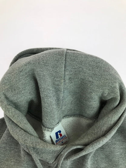 【現状渡し品】【メンズ】 RUSSEL ラッセル 90'S ILLINOIS STATE COLLEGE LOGO HOODIE カレッジ ロゴ フーディー プルオーバーパーカー 146-251027-na-03-tag サイズ：M カラー：グレー 万代Net店
