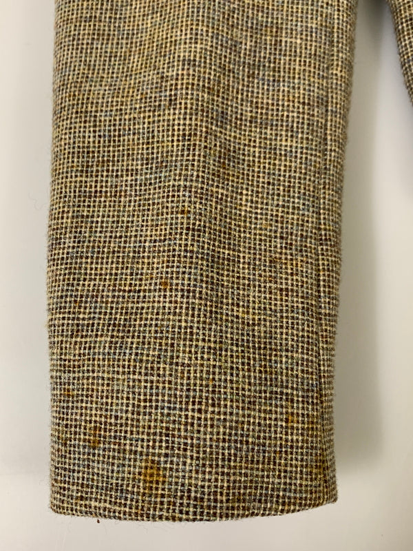 【中古品】【レディース】 A.P.C アーペーセー D-TK447 80S-90S初期 フランス製 WOOL JACKET ウールジャケット ヴィンテージ 上着 アウター 169-260812-hu-15-min サイズ：M カラー：ベージュ/ブラウン系 万代Net店