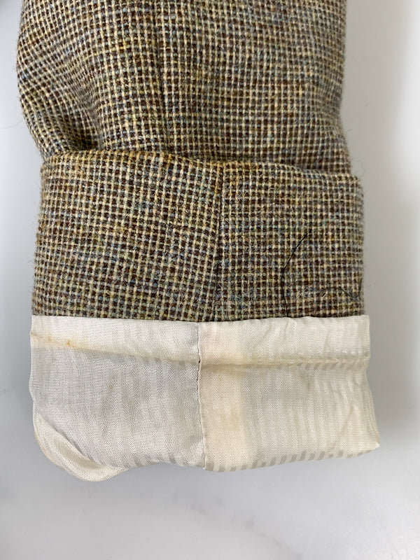 【中古品】【レディース】 A.P.C アーペーセー D-TK447 80S-90S初期 フランス製 WOOL JACKET ウールジャケット ヴィンテージ 上着 アウター 169-260812-hu-15-min サイズ：M カラー：ベージュ/ブラウン系 万代Net店