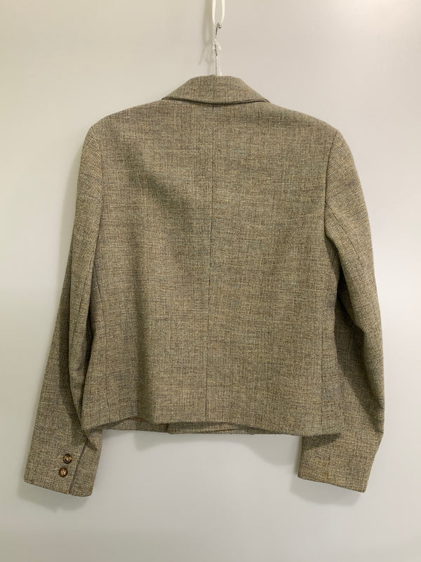 【中古品】【レディース】 A.P.C アーペーセー D-TK447 80S-90S初期 フランス製 WOOL JACKET ウールジャケット ヴィンテージ 上着 アウター 169-260812-hu-15-min サイズ：M カラー：ベージュ/ブラウン系 万代Net店