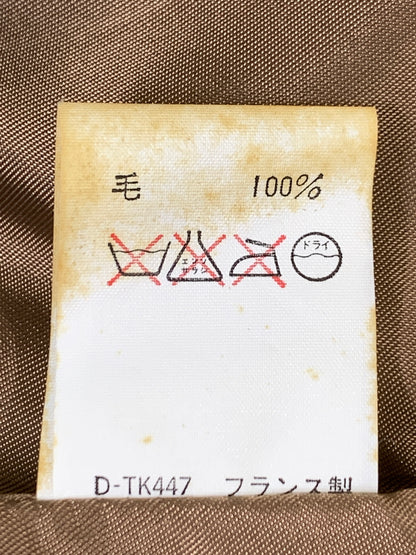 【中古品】【レディース】 A.P.C アーペーセー D-TK447 80S-90S初期 フランス製 WOOL JACKET ウールジャケット ヴィンテージ 上着 アウター 169-260812-hu-15-min サイズ：M カラー：ベージュ/ブラウン系 万代Net店