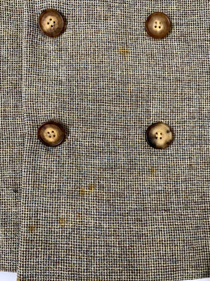 【中古品】【レディース】 A.P.C アーペーセー D-TK447 80S-90S初期 フランス製 WOOL JACKET ウールジャケット ヴィンテージ 上着 アウター 169-260812-hu-15-min サイズ：M カラー：ベージュ/ブラウン系 万代Net店