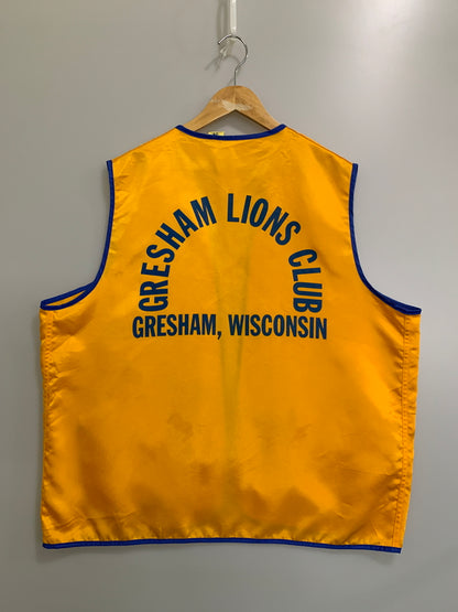 【中古品】【メンズ】 LIONS INTERNATIONAL ライオンズインターナショナル VEST ベスト トップス 146-260617-yn-23-min サイズ：XL カラー：イエロー 万代Net店