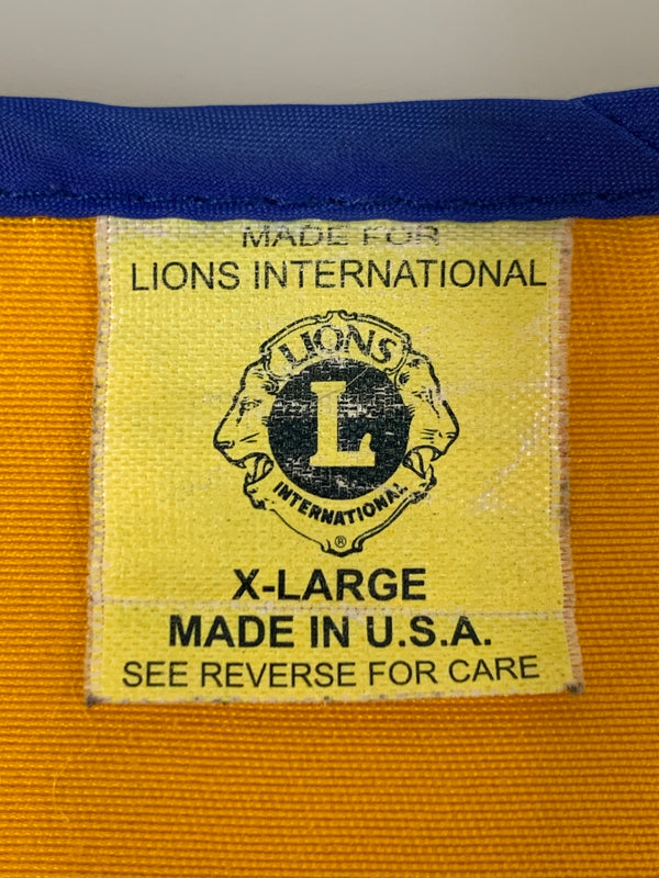 【中古品】【メンズ】 LIONS INTERNATIONAL ライオンズインターナショナル VEST ベスト トップス 146-260617-yn-23-min サイズ：XL カラー：イエロー 万代Net店