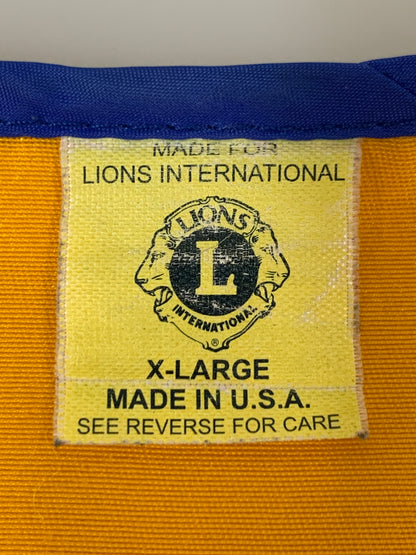 【中古品】【メンズ】 LIONS INTERNATIONAL ライオンズインターナショナル VEST ベスト トップス 146-260617-yn-23-min サイズ：XL カラー：イエロー 万代Net店