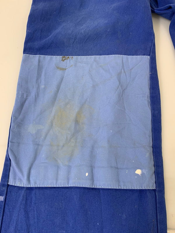 【現状渡し品】【メンズ】 EURO VINTAGE ユーロヴィンテージ PATCHWORK WORK PANT ワークパンツ 157-250710-ks-85-min サイズ：XL カラー：ブルー 万代Net店