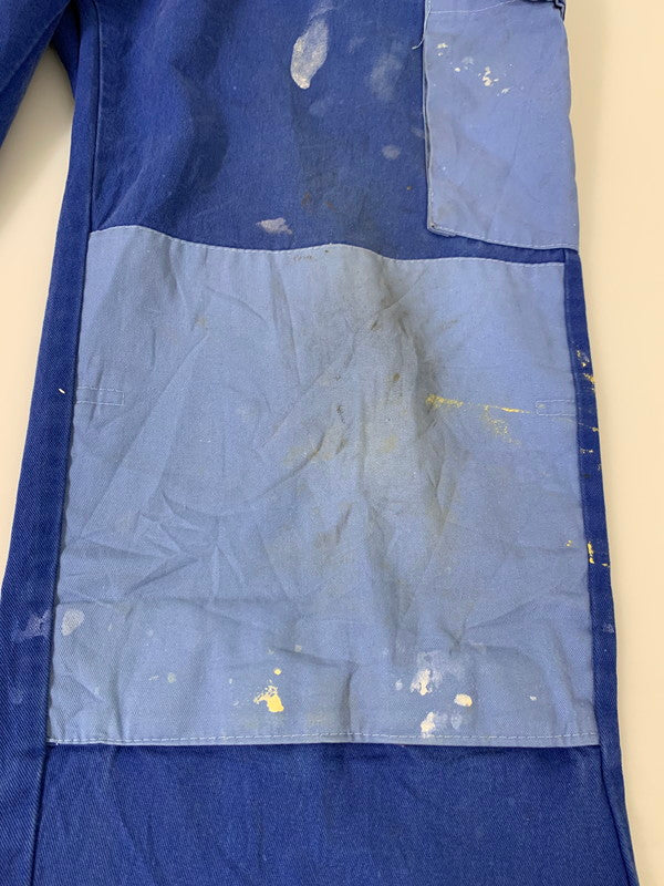 【現状渡し品】【メンズ】 EURO VINTAGE ユーロヴィンテージ PATCHWORK WORK PANT ワークパンツ 157-250710-ks-85-min サイズ：XL カラー：ブルー 万代Net店