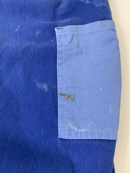 【現状渡し品】【メンズ】 EURO VINTAGE ユーロヴィンテージ PATCHWORK WORK PANT ワークパンツ 157-250710-ks-85-min サイズ：XL カラー：ブルー 万代Net店