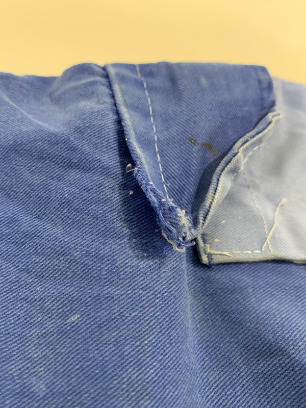 【現状渡し品】【メンズ】 EURO VINTAGE ユーロヴィンテージ PATCHWORK WORK PANT ワークパンツ 157-250710-ks-85-min サイズ：XL カラー：ブルー 万代Net店