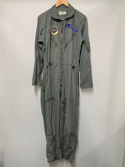 【中古品】【メンズ】 U.S.AIR FORCE 60's K-2B FLYING COVERALL アメリカ空軍 カバーオール つなぎ 157-250326-yn-01-min カラー：オリーブグリーン 万代Net店