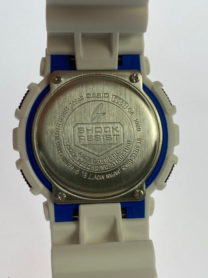 【中古美品】【メンズ】 G-SHOCK ジーショック GA-100B-7A アナデジ 樹脂バンド メンズ 腕時計 スポーツ カジュアル ２０気圧防水 196-250418-em-13-min カラー：ホワイト 万代Net店