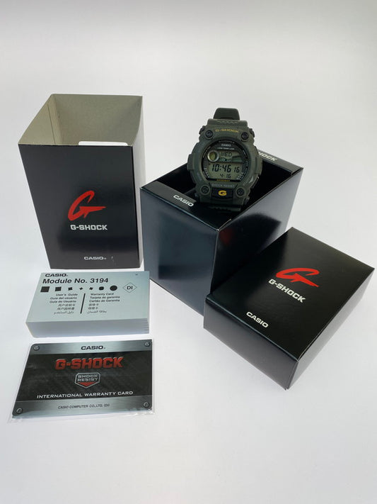 【中古美品】【メンズ】 G-SHOCK ジーショック G-7900-3DR デジタル 樹脂バンド メンズ 腕時計 スポーツ カジュアル 1 196-250418-em-19-min カラー：ブラック 万代Net店