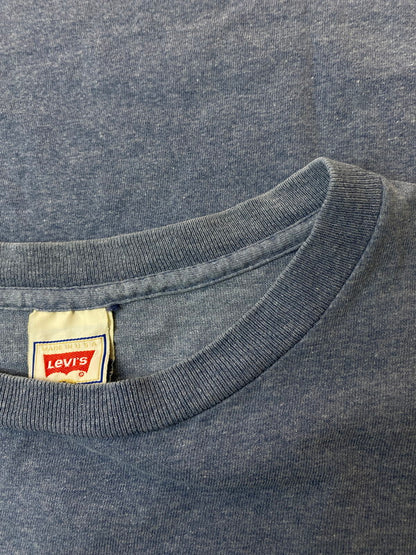 【中古品】【メンズ】 1995 PATCHWORK DESIGN TEE パッチワークデザイン Tシャツ 146-250326-ks-07-min サイズ：L カラー：ブルー 万代Net店