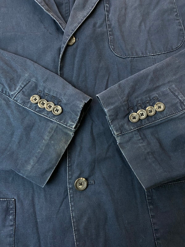 【中古品】【メンズ】 RALPH LAUREN ラルフローレン 90S TAILORED JACKET テーラード ジャケット 146-250326-ks-03-min サイズ：XL カラー：ネイビー 万代Net店