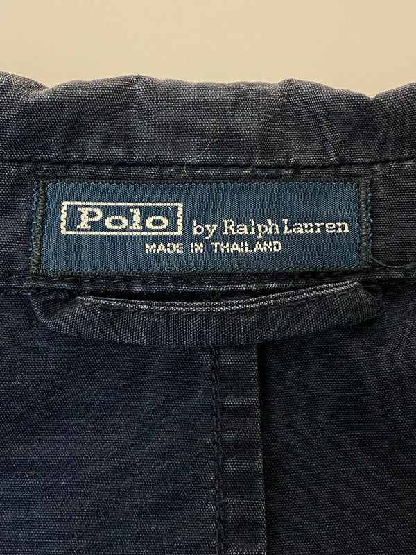 【中古品】【メンズ】 RALPH LAUREN ラルフローレン 90S TAILORED JACKET テーラード ジャケット 146-250326-ks-03-min サイズ：XL カラー：ネイビー 万代Net店