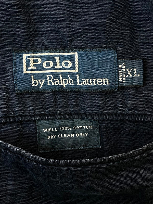 【中古品】【メンズ】 RALPH LAUREN ラルフローレン 90S TAILORED JACKET テーラード ジャケット 146-250326-ks-03-min サイズ：XL カラー：ネイビー 万代Net店