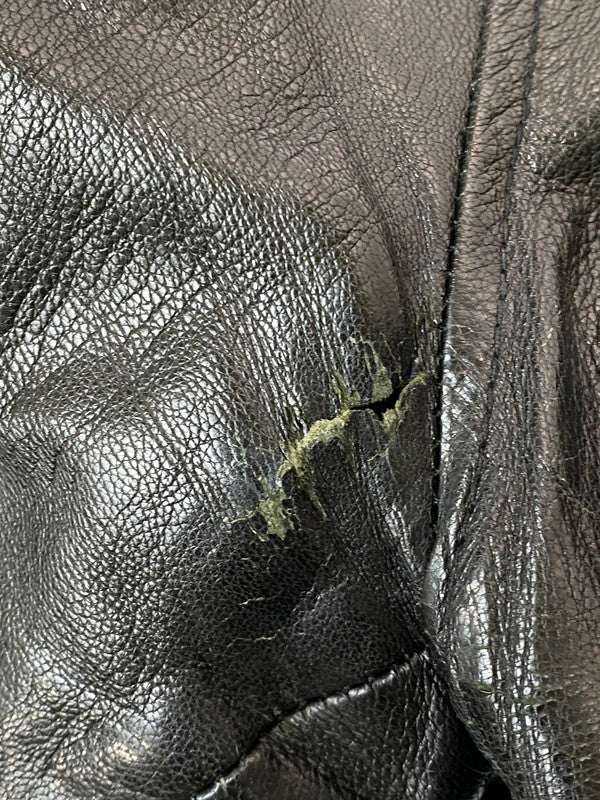 【現状渡し品】【メンズ】 WEST RIDE ウエストライド GOAT LEATHER JACKET ゴウトレザージャケット 145-250331-ks-09-min サイズ：40 カラー：ブラック 万代Net店