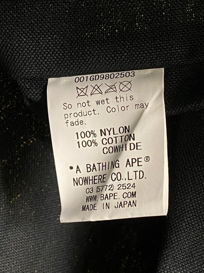 【中古品】【メンズ/レディース】 A BATHING APE アベイシングエイプ NYLON TOTE BAG ナイロン トートバッグ 188-250327-me-16-min カラー：イエロー 万代Net店