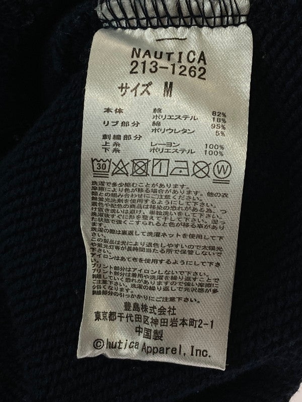 【中古品】【メンズ】 NAUTICA ノーティカ 213-1262 STACKS SWEAT HOODIE プルオーバーパーカー 147-250401-AS-32-min サイズ：M カラー：ネイビー 万代Net店