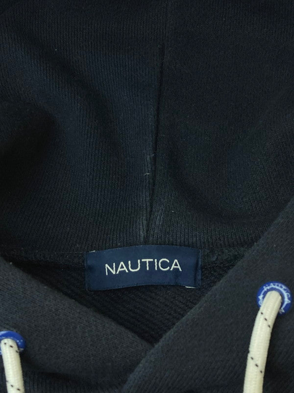 【中古品】【メンズ】 NAUTICA ノーティカ 213-1262 STACKS SWEAT HOODIE プルオーバーパーカー 147-250401-AS-32-min サイズ：M カラー：ネイビー 万代Net店