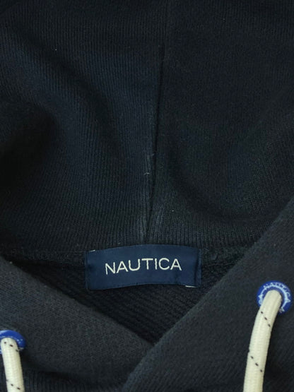 【中古品】【メンズ】 NAUTICA ノーティカ 213-1262 STACKS SWEAT HOODIE プルオーバーパーカー 147-250401-AS-32-min サイズ：M カラー：ネイビー 万代Net店