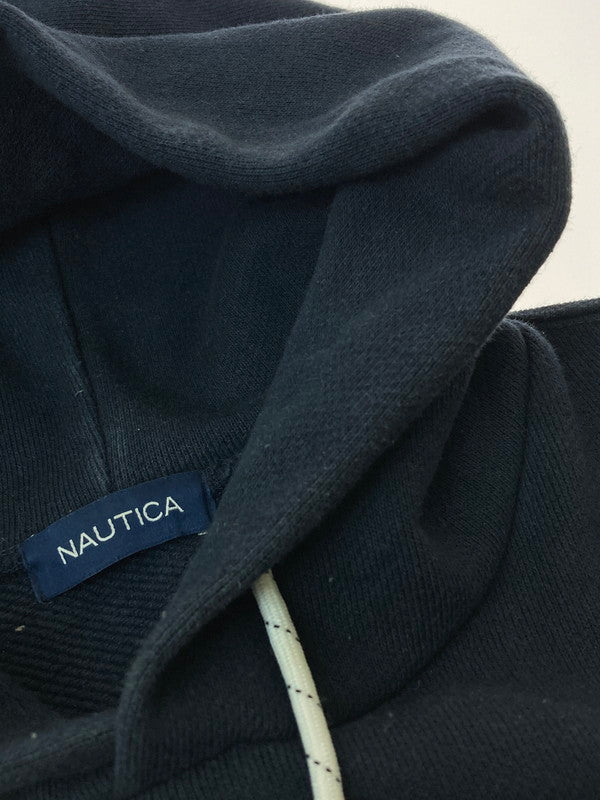 【中古品】【メンズ】 NAUTICA ノーティカ 213-1262 STACKS SWEAT HOODIE プルオーバーパーカー 147-250401-AS-32-min サイズ：M カラー：ネイビー 万代Net店