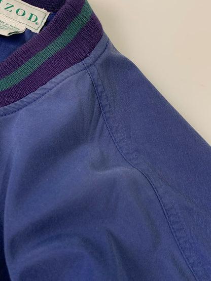 【中古品】【メンズ】 IZOD アイゾッド 90S LS NYLON PULLOVER ナイロン プルオーバー 146-260416-AS-28-min サイズ：L カラー：ネイビー/グリーン 万代Net店