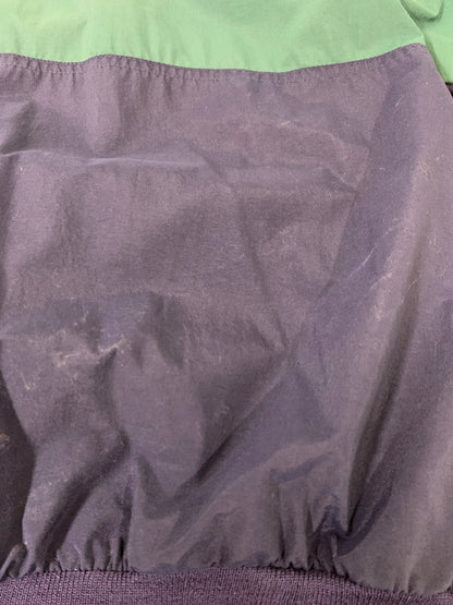 【中古品】【メンズ】 IZOD アイゾッド 90S LS NYLON PULLOVER ナイロン プルオーバー 146-260416-AS-28-min サイズ：L カラー：ネイビー/グリーン 万代Net店