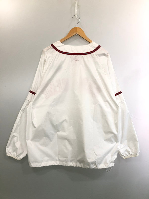 【中古品】【メンズ】 Supreme シュプリーム 22SS SNAP-OFF SLEEVE L S BASEBALL SHIRT 2022年春夏 スナップオフ スリーブ ロングスリーブ ベースボール シャツ メンズ 149-260411-KS-06-min サイズ：XL カラー：ホワイト 万代Net店