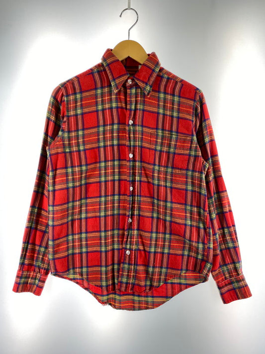 【現状渡し品】【メンズ】 L.L.Bean エルエルビーン 80S CHECK SHIRT チェックシャツ フランネル ロングスリーブ 146-250713-AS-4-min サイズ：S カラー：レッド系 万代Net店