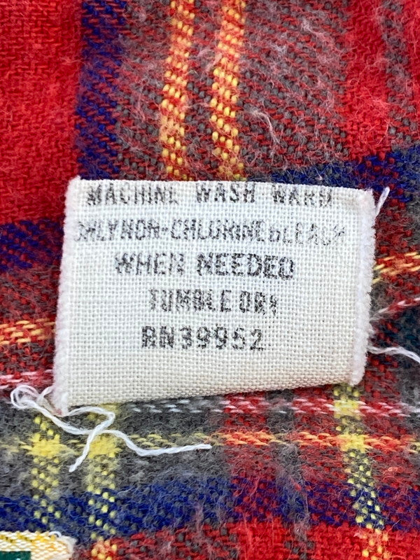 【現状渡し品】【メンズ】 L.L.Bean エルエルビーン 80S CHECK SHIRT チェックシャツ フランネル ロングスリーブ 146-250713-AS-4-min サイズ：S カラー：レッド系 万代Net店