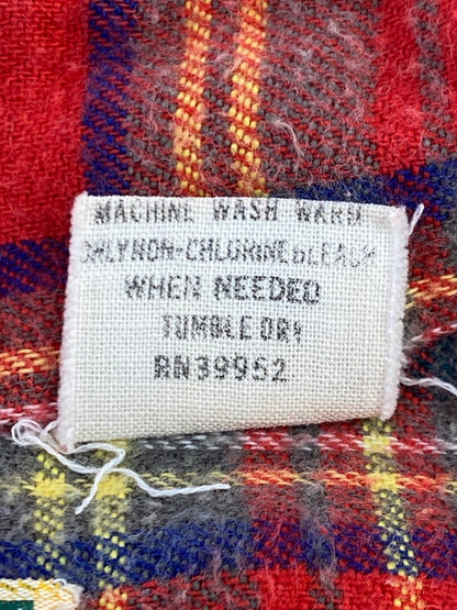 【現状渡し品】【メンズ】 L.L.Bean エルエルビーン 80S CHECK SHIRT チェックシャツ フランネル ロングスリーブ 146-250713-AS-4-min サイズ：S カラー：レッド系 万代Net店