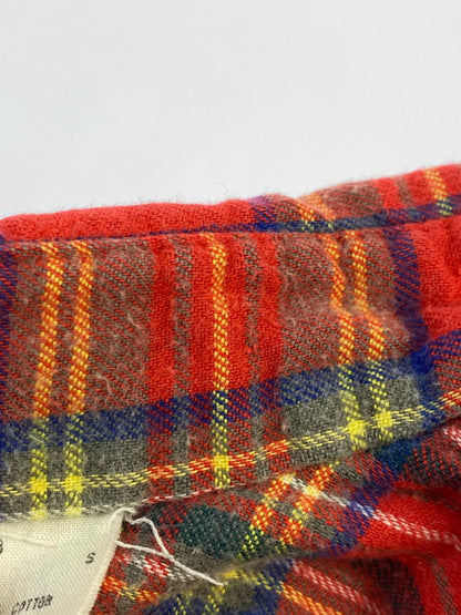 【現状渡し品】【メンズ】 L.L.Bean エルエルビーン 80S CHECK SHIRT チェックシャツ フランネル ロングスリーブ 146-250713-AS-4-min サイズ：S カラー：レッド系 万代Net店