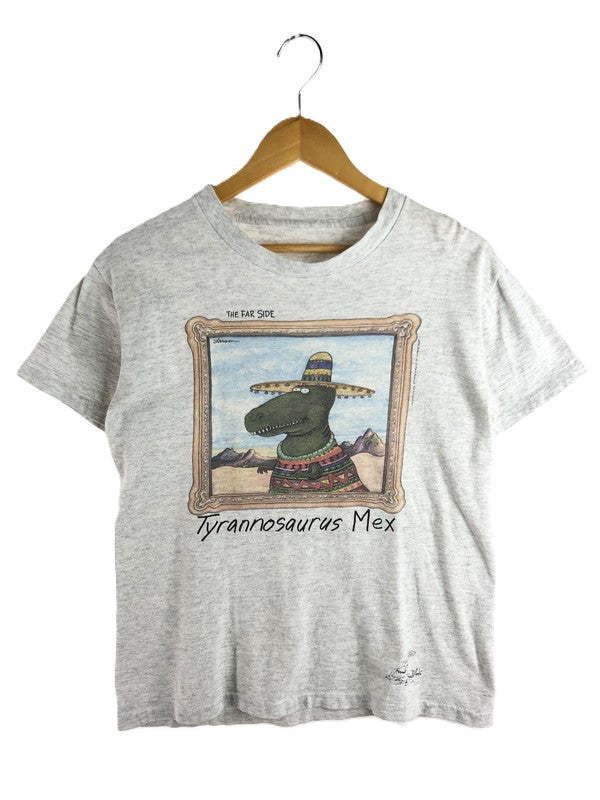 【現状渡し品】【メンズ】 FAR WORKS ファー ワークス 1991 THE FAR SIDE DINOSAUR PRINT TEE 1991年 ファーサイド ダイナソー プリント Tシャツ トップス 146-251029-rt-10-tag サイズ：不明 カラー：グレー 万代Net店