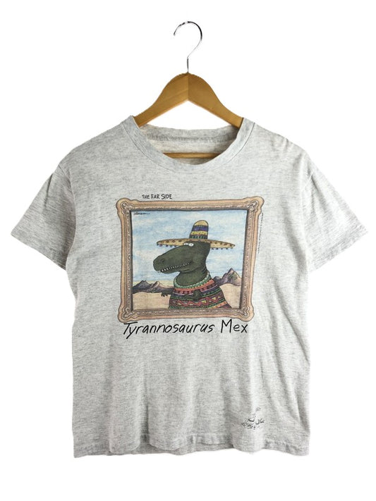 【現状渡し品】【メンズ】 FAR WORKS ファー ワークス 1991 THE FAR SIDE DINOSAUR PRINT TEE 1991年 ファーサイド ダイナソー プリント Tシャツ トップス 146-251029-rt-10-tag サイズ：不明 カラー：グレー 万代Net店