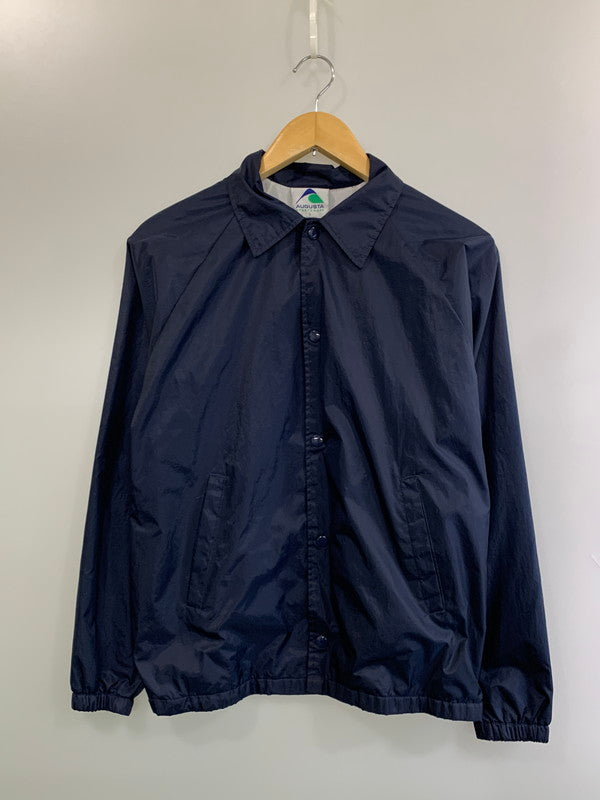 【中古品】【メンズ】 AUGUSTA オーガスタ NYLON COACH JACKET ナイロンジャケット コーチジャケット 146-260611-kt-09-min サイズ：S カラー：ネイビー 万代Net店