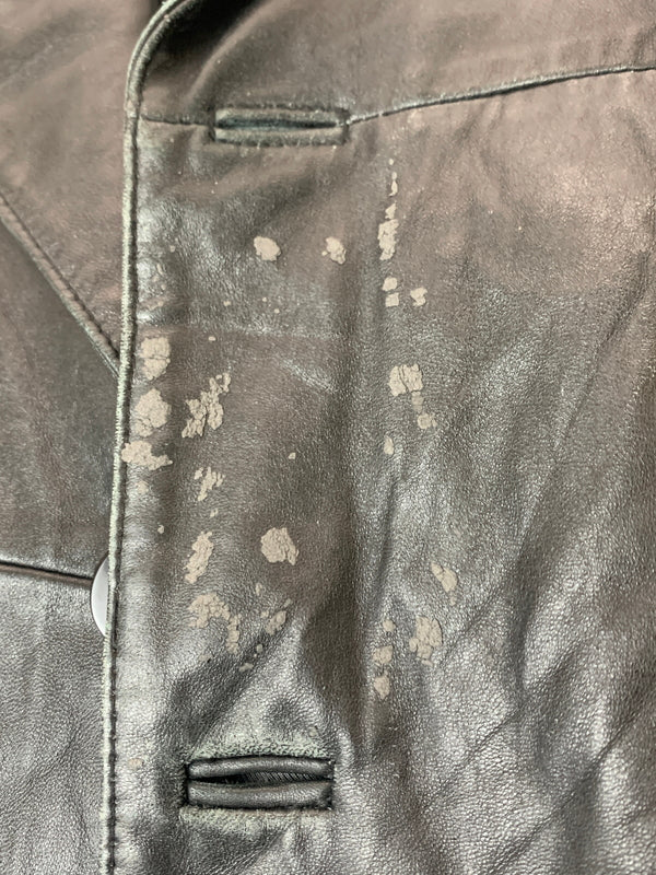 【現状渡し品】【メンズ】 WILSONS LEATHER PELLE STUDIO ウィルソンズ レザー ペレ スタジオ LEATHER JACKET レザージャケット アウター 146-260619-jt-28-min サイズ：2XL カラー：ブラック 万代Net店