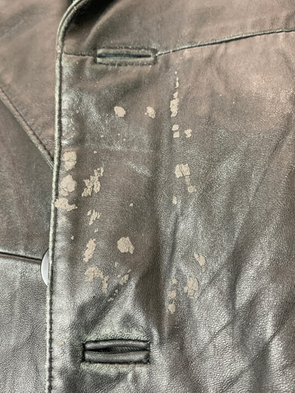 【現状渡し品】【メンズ】 WILSONS LEATHER PELLE STUDIO ウィルソンズ レザー ペレ スタジオ LEATHER JACKET レザージャケット アウター 146-260619-jt-28-min サイズ：2XL カラー：ブラック 万代Net店