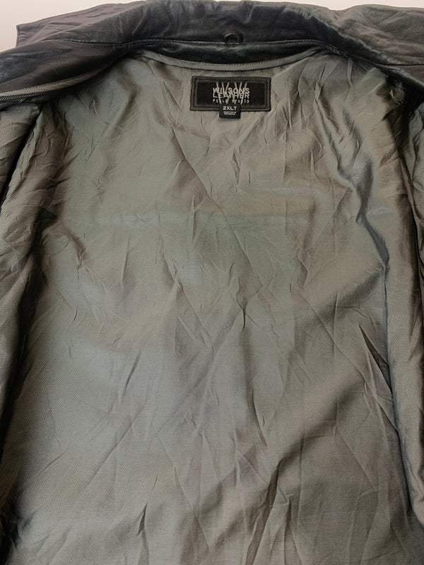 【現状渡し品】【メンズ】 WILSONS LEATHER PELLE STUDIO ウィルソンズ レザー ペレ スタジオ LEATHER JACKET レザージャケット アウター 146-260619-jt-28-min サイズ：2XL カラー：ブラック 万代Net店