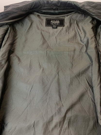 【現状渡し品】【メンズ】 WILSONS LEATHER PELLE STUDIO ウィルソンズ レザー ペレ スタジオ LEATHER JACKET レザージャケット アウター 146-260619-jt-28-min サイズ：2XL カラー：ブラック 万代Net店