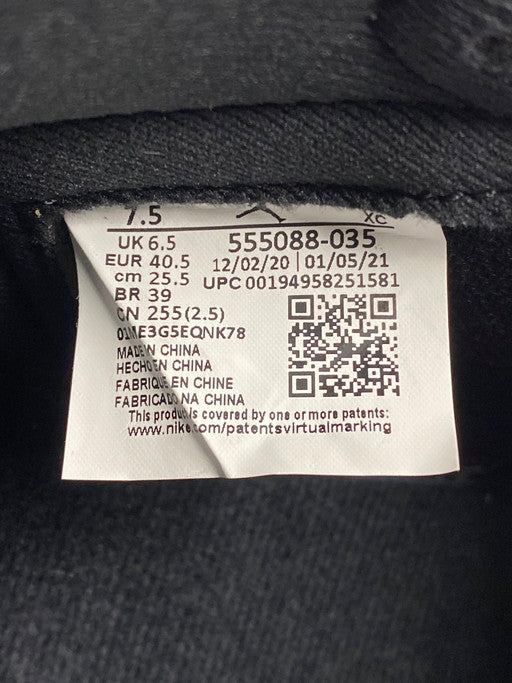 【中古美品】【メンズ/レディース】 NIKE ナイキ 555088-035 AIR JORDAN 1 RETRO HIGH OG SHADOW2.0 靴 シューズ スニーカー 160-250401-AS-7-min サイズ：25.5cm カラー：BLACK/SMOKE GREY 万代Net店