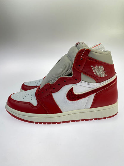 【中古美品】【メンズ/レディース】 NIKE ナイキ DJ4891-061 WOMEN’S AIR JORDAN 1 HIGH OG NEWSTALGIA 靴 シューズ スニーカー 160-250401-AS-1-min サイズ：25.5cm カラー：レッド/ホワイト 万代Net店