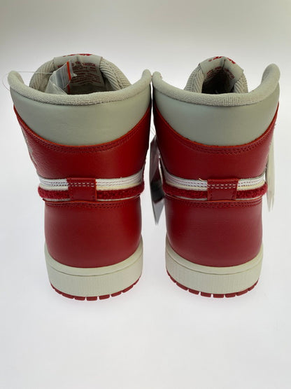 【中古美品】【メンズ/レディース】 NIKE ナイキ DJ4891-061 WOMEN’S AIR JORDAN 1 HIGH OG NEWSTALGIA 靴 シューズ スニーカー 160-250401-AS-1-min サイズ：25.5cm カラー：レッド/ホワイト 万代Net店