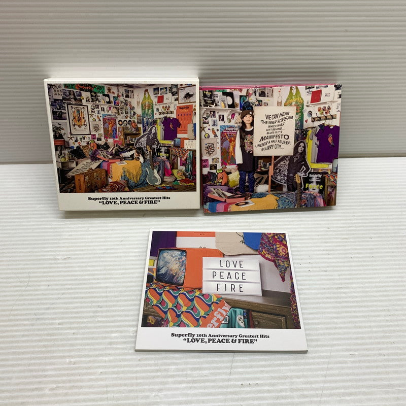 【中古品】 Superfly Superfly 10th Anniversary Greatest Hits LOVE, PEACE & FIRE CD 邦楽 013-250912-em-06-min 万代Net店