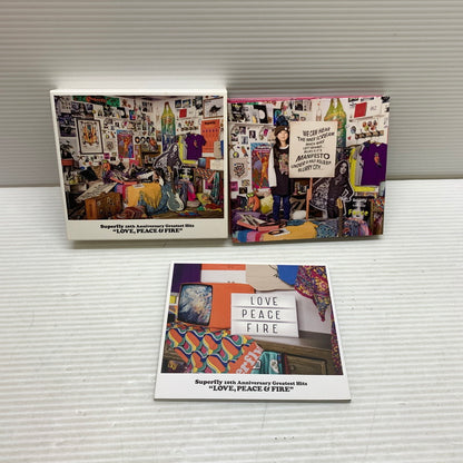 【中古品】 Superfly Superfly 10th Anniversary Greatest Hits LOVE, PEACE & FIRE CD 邦楽 013-250912-em-06-min 万代Net店