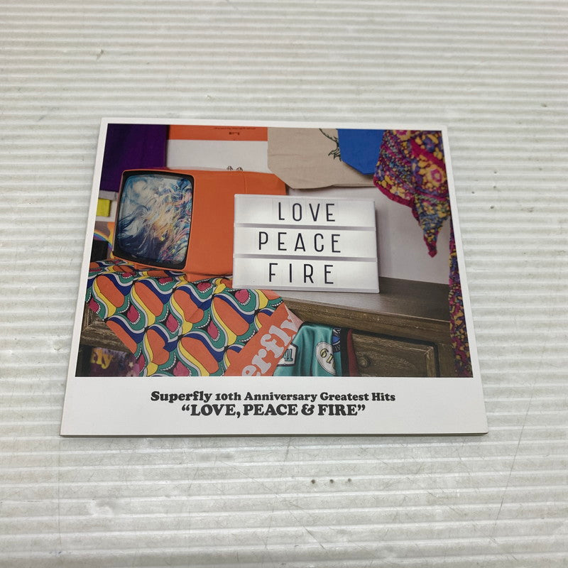 【中古品】 Superfly Superfly 10th Anniversary Greatest Hits LOVE, PEACE & FIRE CD 邦楽 013-250912-em-06-min 万代Net店