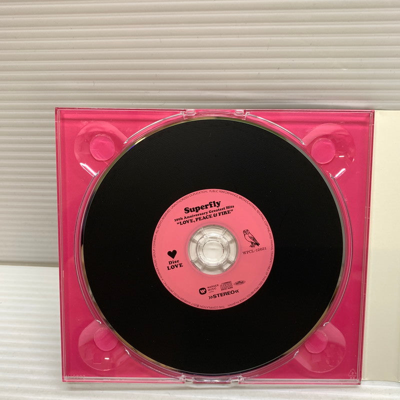 【中古品】 Superfly Superfly 10th Anniversary Greatest Hits LOVE, PEACE & FIRE CD 邦楽 013-250912-em-06-min 万代Net店