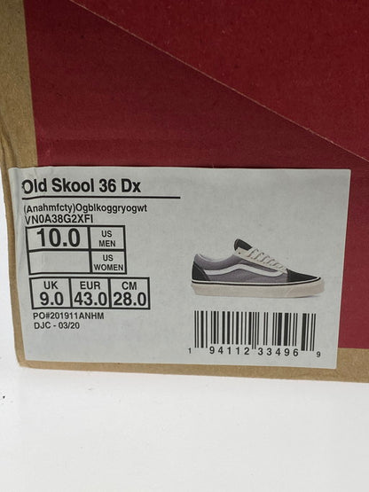 【中古品】【メンズ】 VANS バンズ 36DX OLD SKOOL ANAHEIM FACTORY スニーカー シューズ 靴 162-250403-cn-31-min サイズ：28cm カラー：ブラック/グレー/ホワイト 万代Net店