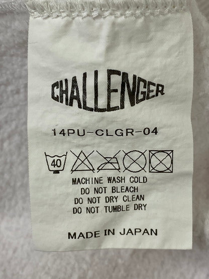 【中古品】【メンズ】 CHALLENGER チャレンジャー SKULL HOODIE プルオーバーパーカー 142-250401-AS-64-min サイズ：L カラー：ホワイト 万代Net店