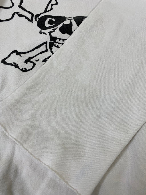 【中古品】【メンズ】 CHALLENGER チャレンジャー SKULL HOODIE プルオーバーパーカー 142-250401-AS-64-min サイズ：L カラー：ホワイト 万代Net店